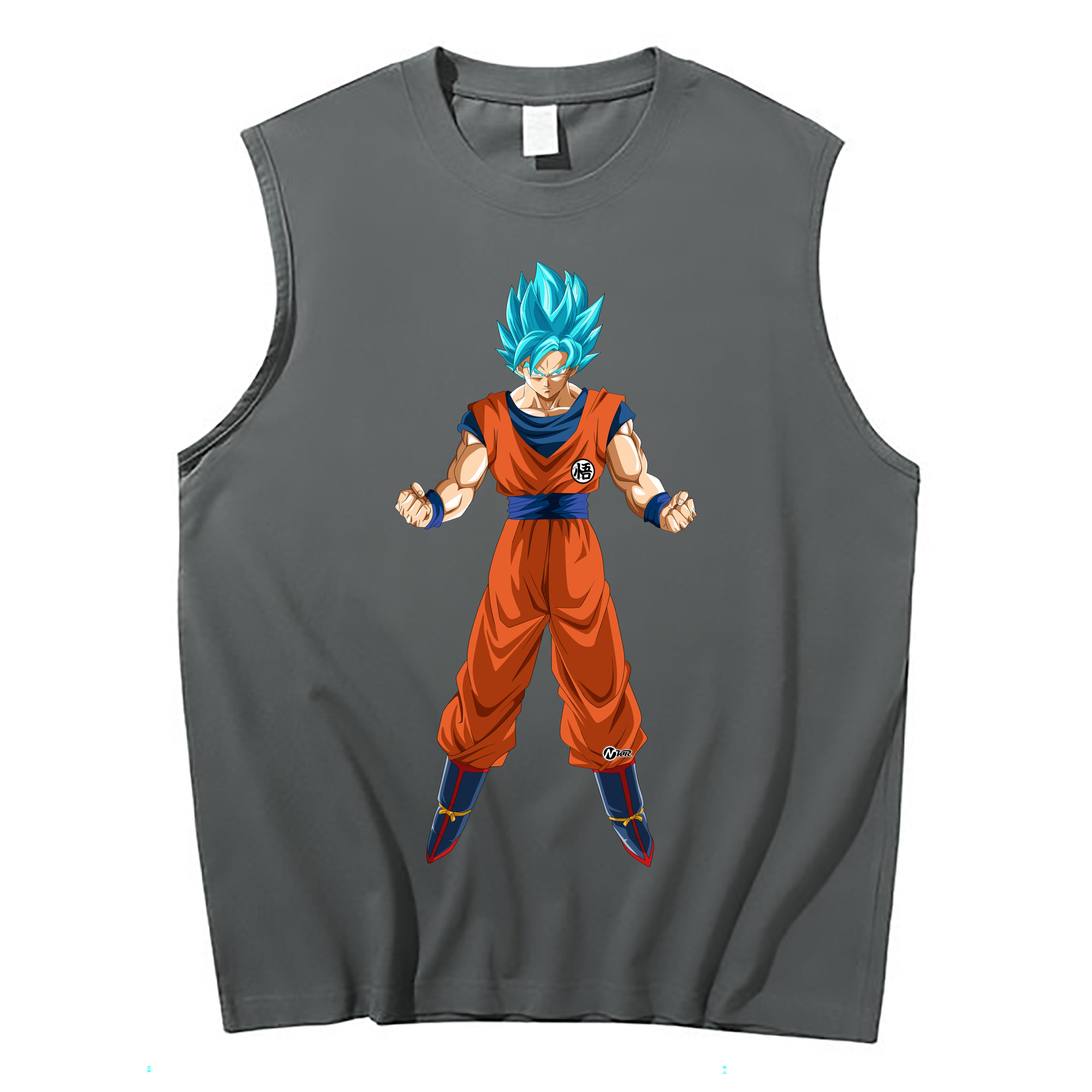 （画像用） ドラゴンボール 孫悟空（そん ごくう）Son Goku カカロット DRAGON BALL Kakarotto コットン100％タンクトップ（フロントプリント）
